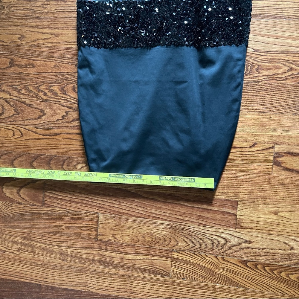 NWT Talbots Black Sequin Embellished Pencil Skirt - Picture 6 of 7
